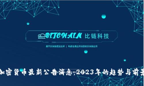 加密货币最新公告消息：2023年的趋势与前景